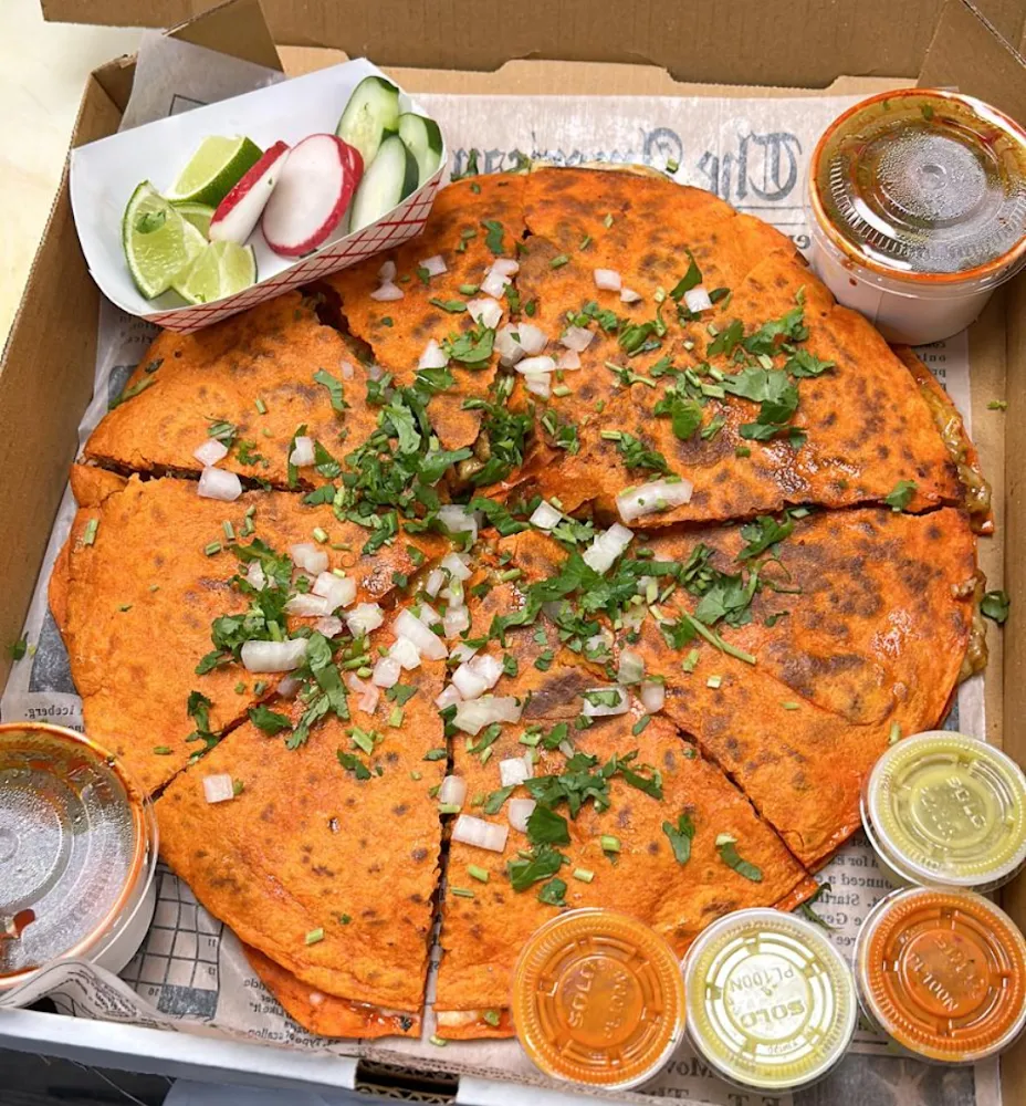 Red Pizza Birria Tijuana Style