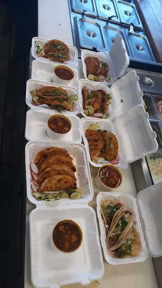 Red Tacos and Consomme